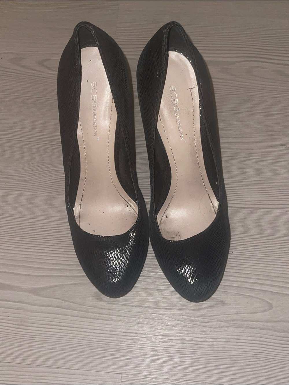🔥 BCBG Generation Black Heels – Size 8.5 🔥